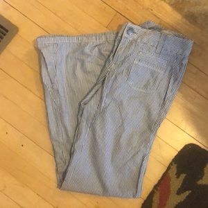 Gap Limited addition Railroad stripe flare pants